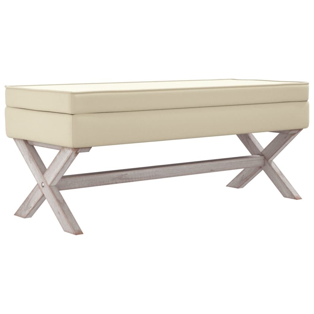 vidaXL Opbergkruk 110cm Linnen - 35% Korting!