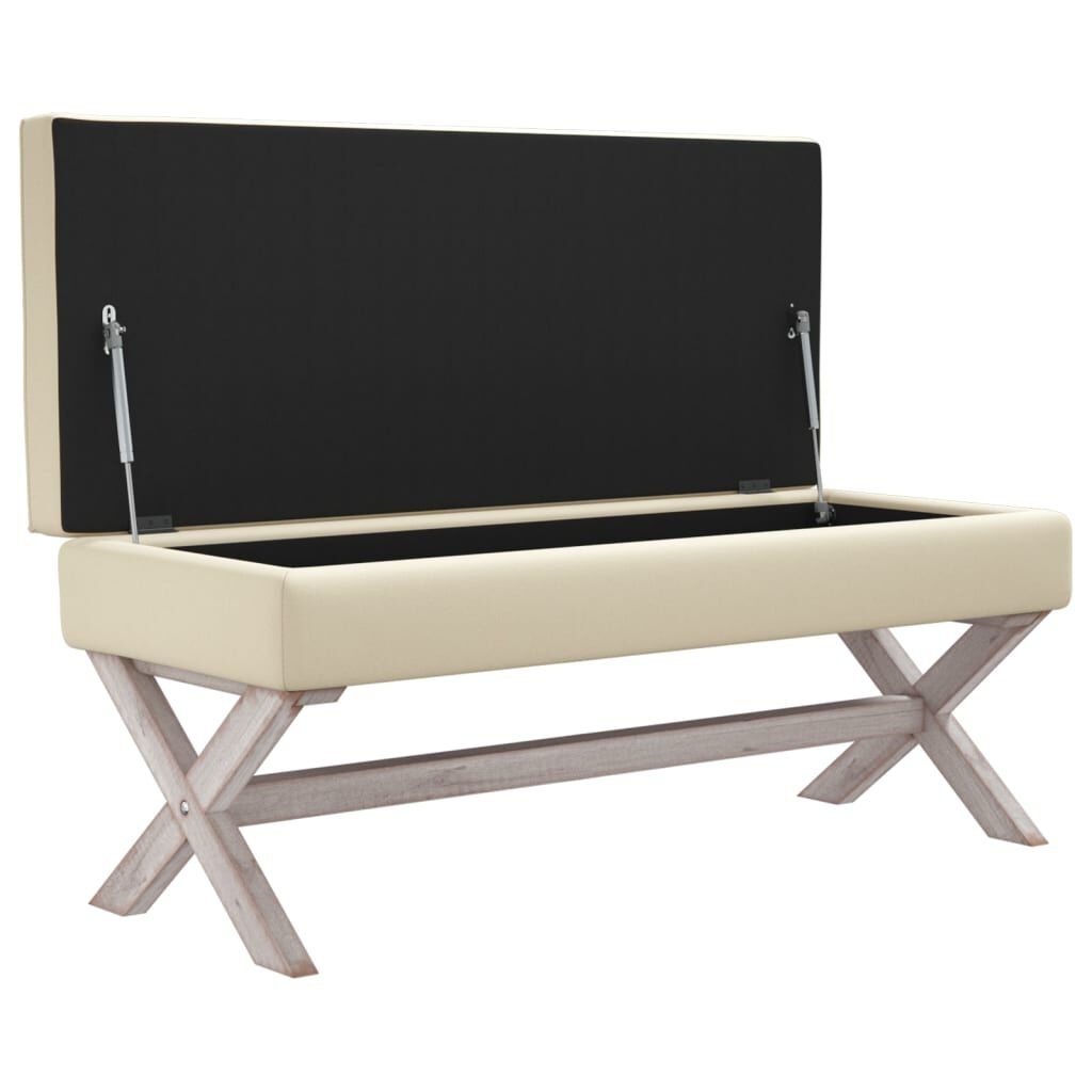 vidaXL Opbergkruk 110cm Linnen - 35% Korting!