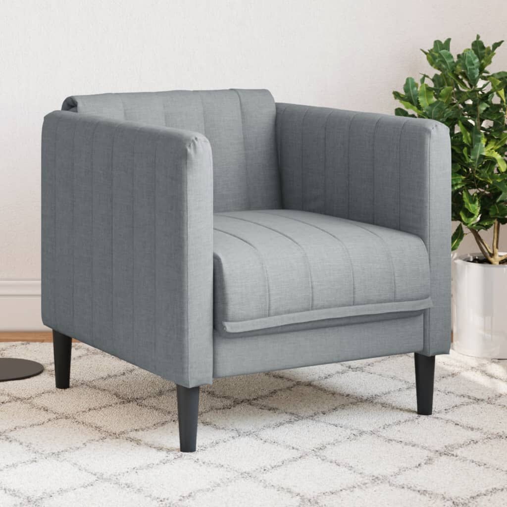vidaXL Fauteuil Lichtgrijs - 47% Korting!