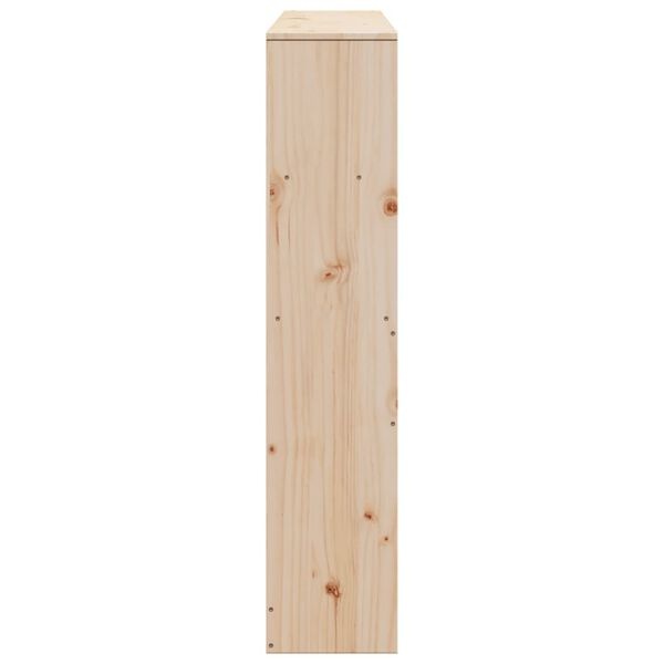 vidaXL Hoofdbord 120cm Grenenhout met Opbergruimte - 40% Korting!