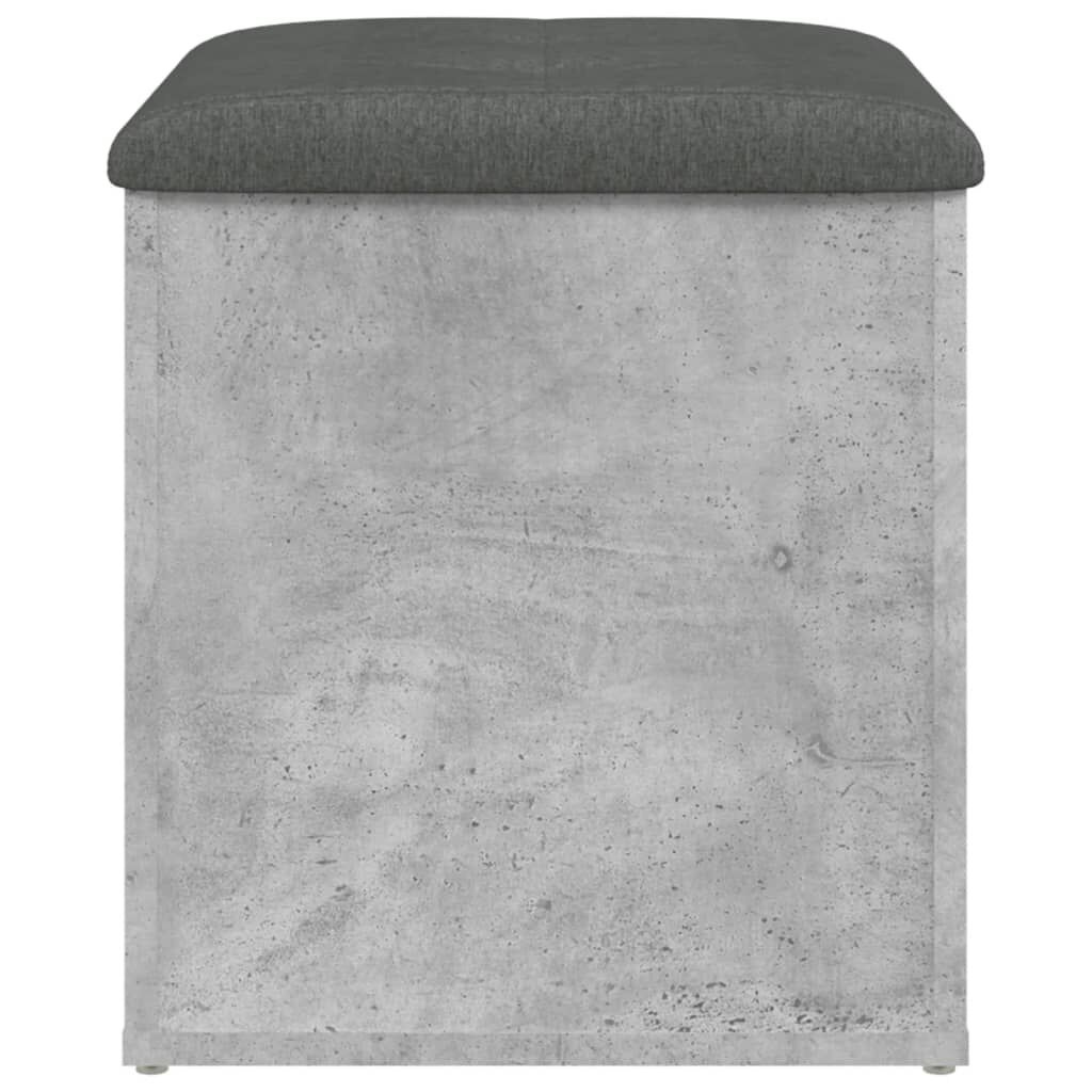 vidaXL Opbergbank Betongrijs 42x42x45cm - 43% Korting!