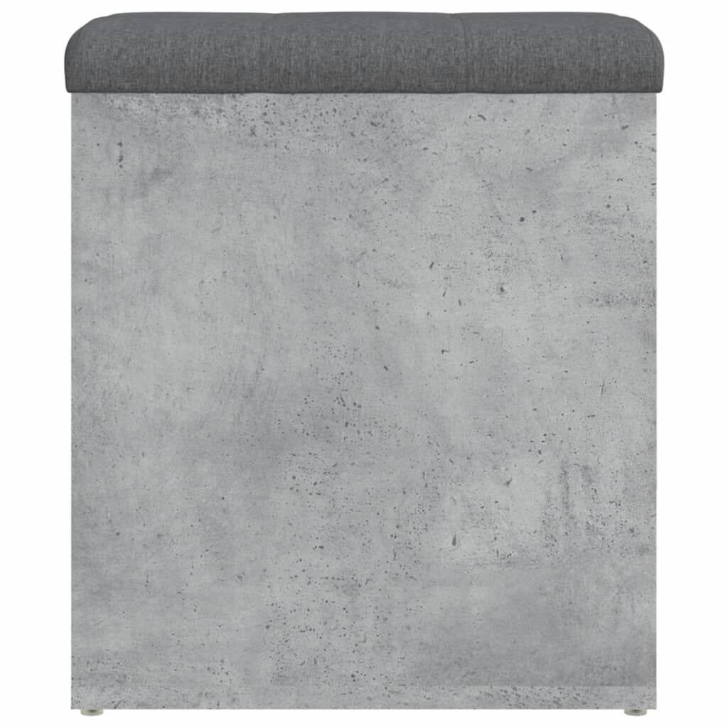 vidaXL Opbergbank Betongrijs 42x42x45cm - 43% Korting!