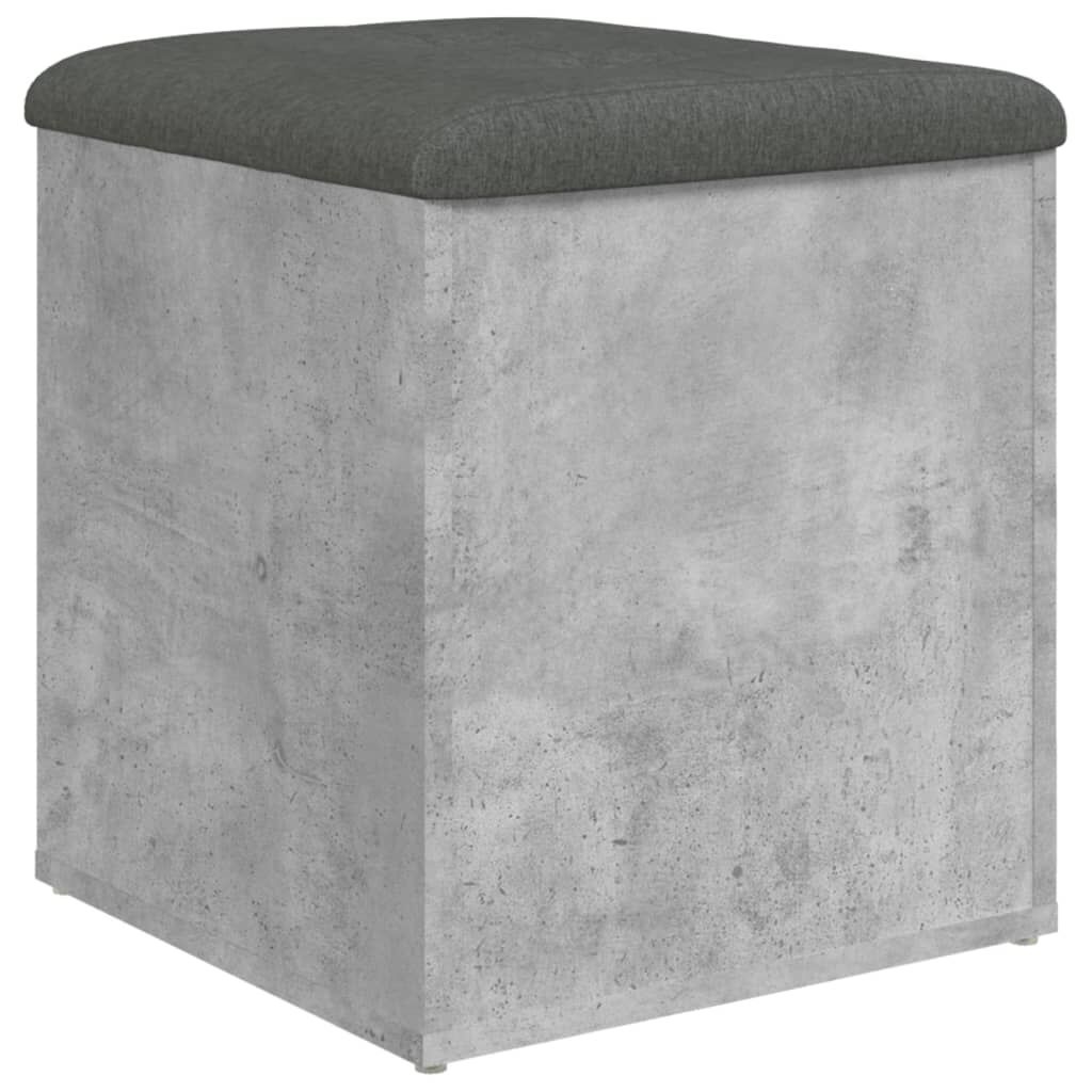 vidaXL Opbergbank Betongrijs 42x42x45cm - 43% Korting!