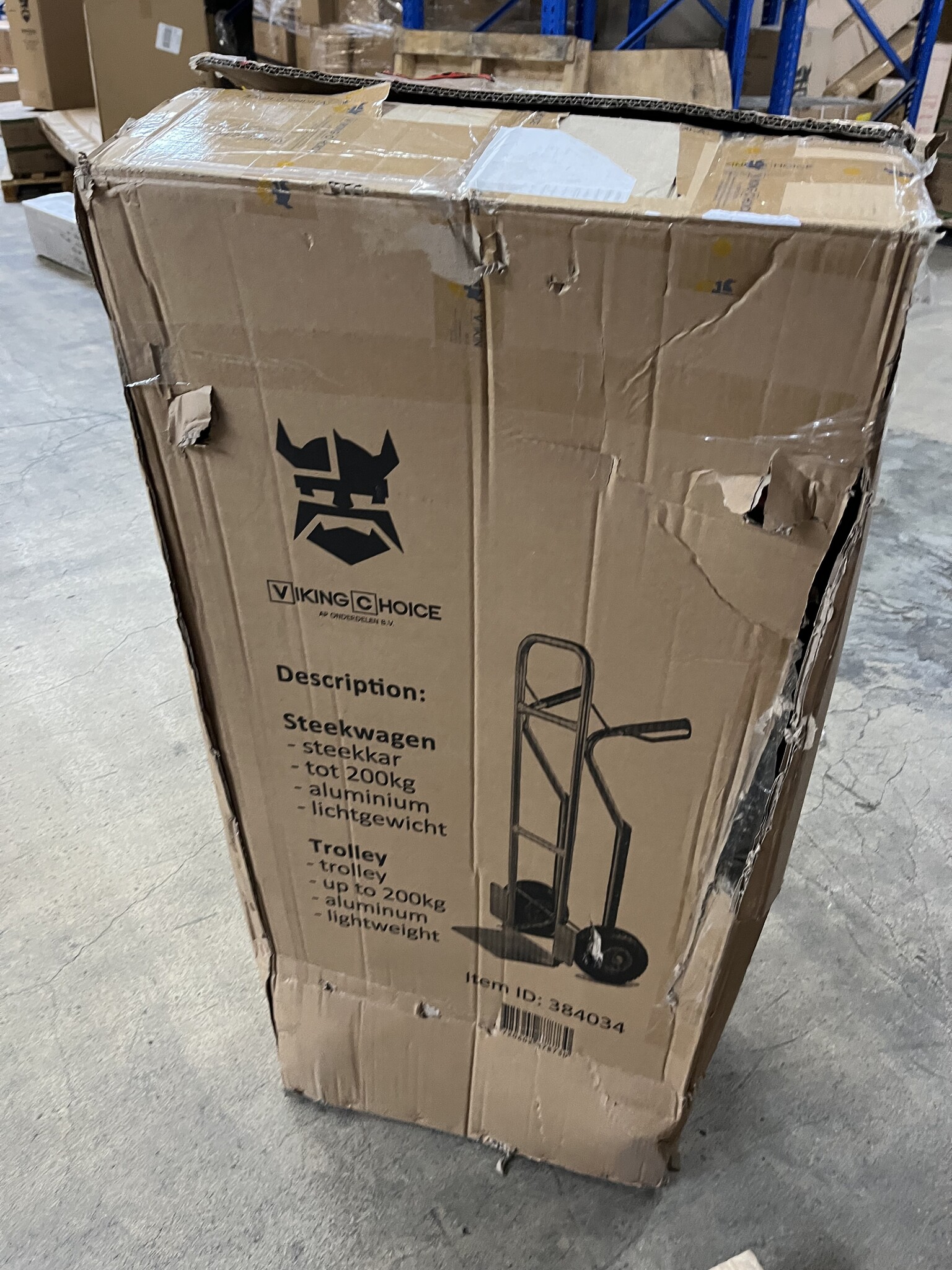 Steekwagen Aluminium 200kg - Lichtgewicht - 40% Korting!