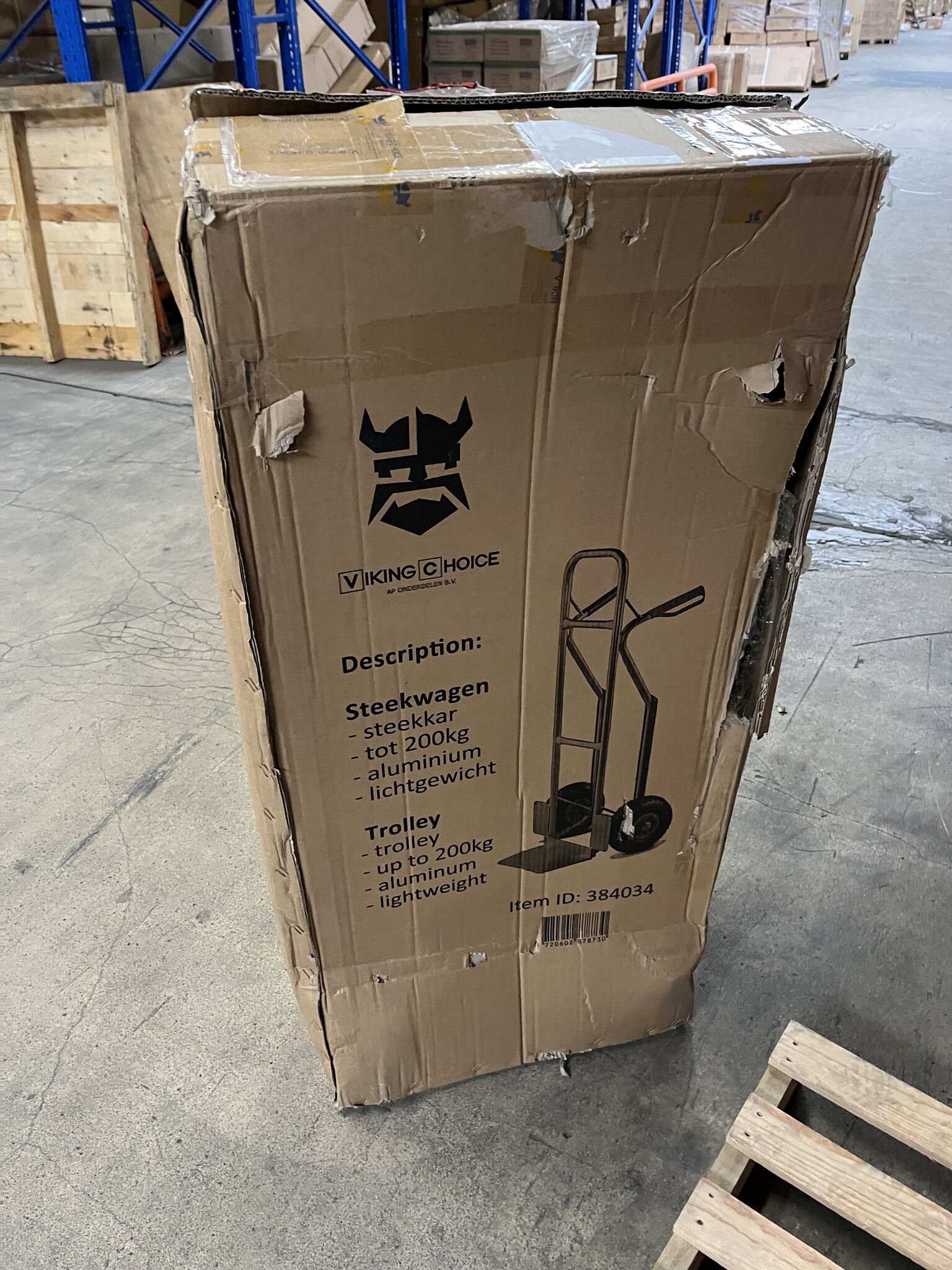 Steekwagen Aluminium 200kg - Lichtgewicht - 40% Korting!