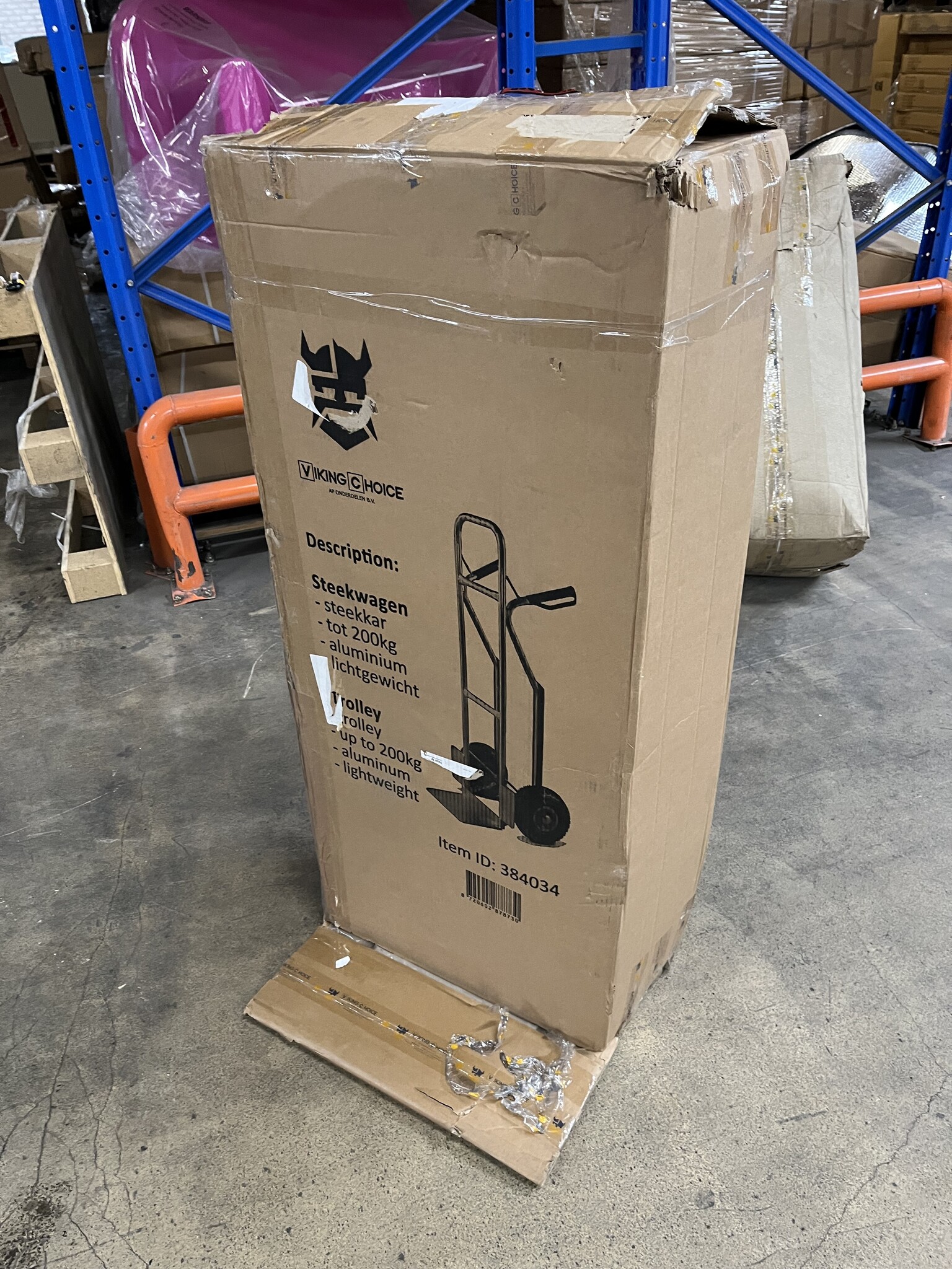 Steekwagen Aluminium 200kg - Lichtgewicht - 40% Korting!
