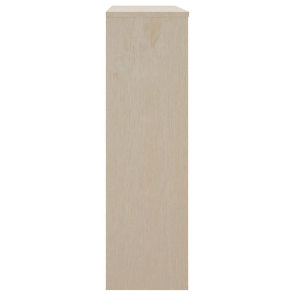 vidaXL Opzetkast Grenenhout Honingbruin 90cm -51%!
