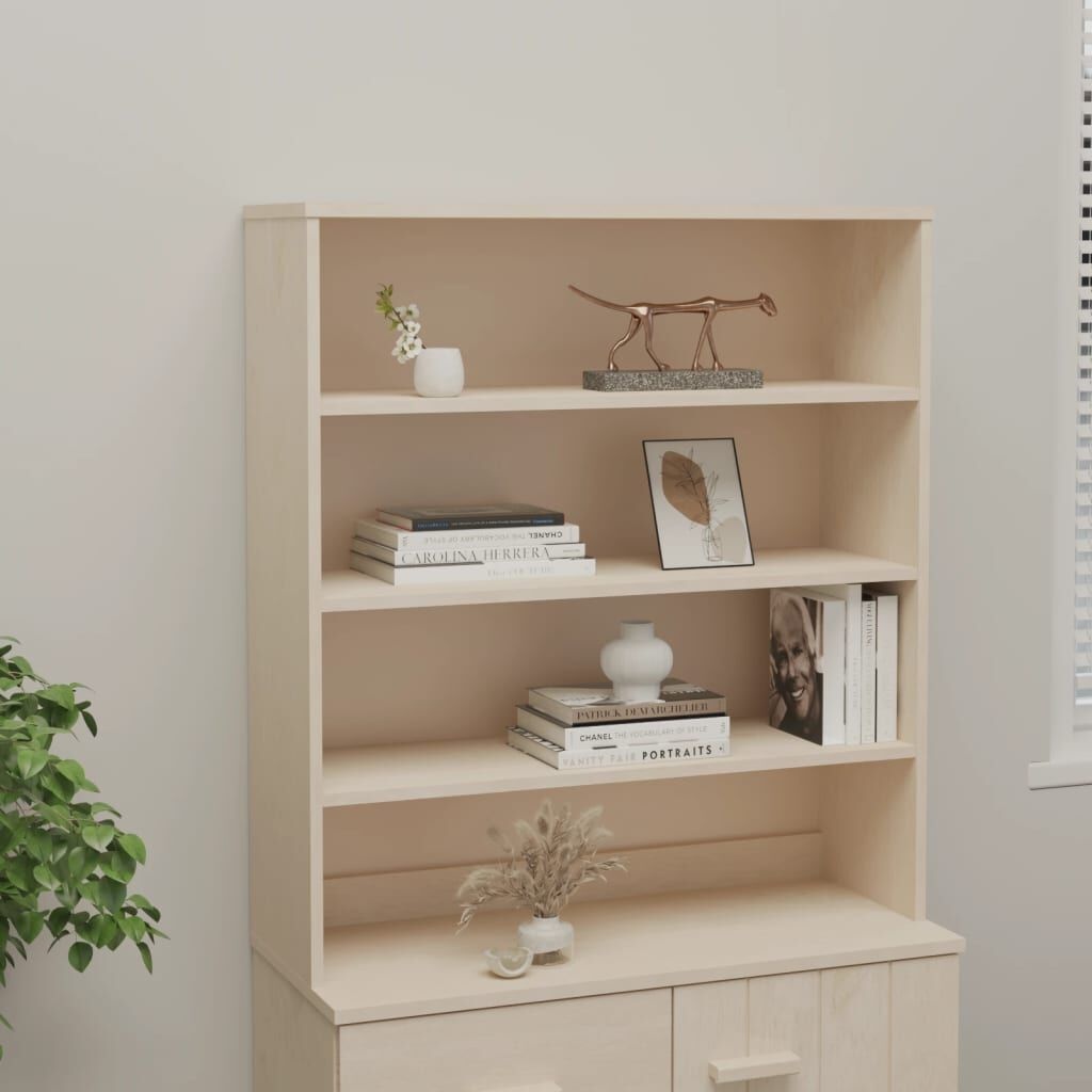 vidaXL Opzetkast Grenenhout Honingbruin 90cm -51%!