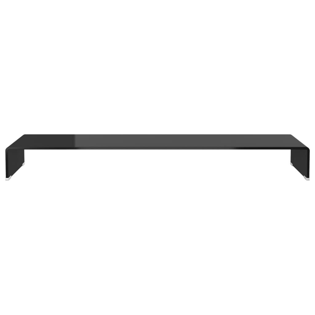 vidaXL TV Meubel Zwart Glas 120cm - 35% Korting!
