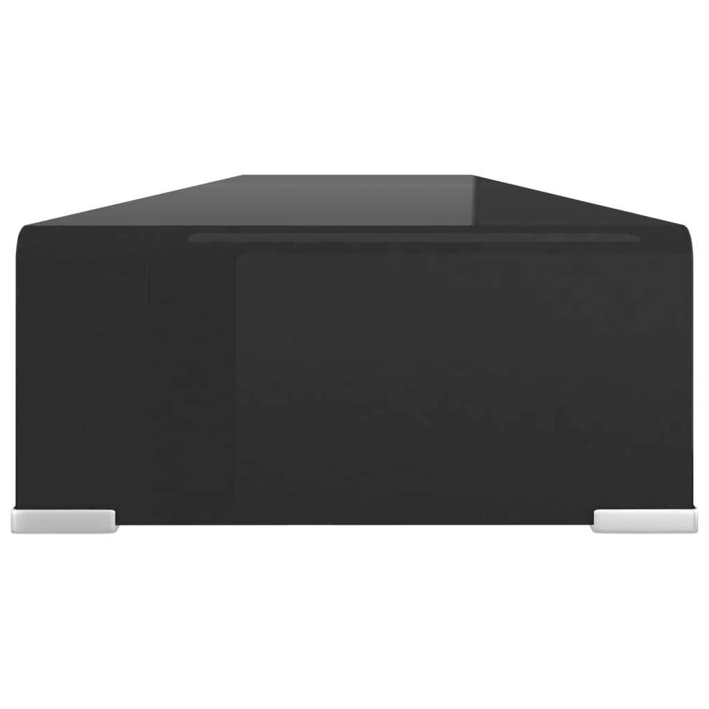 vidaXL TV Meubel Zwart Glas 120cm - 35% Korting!