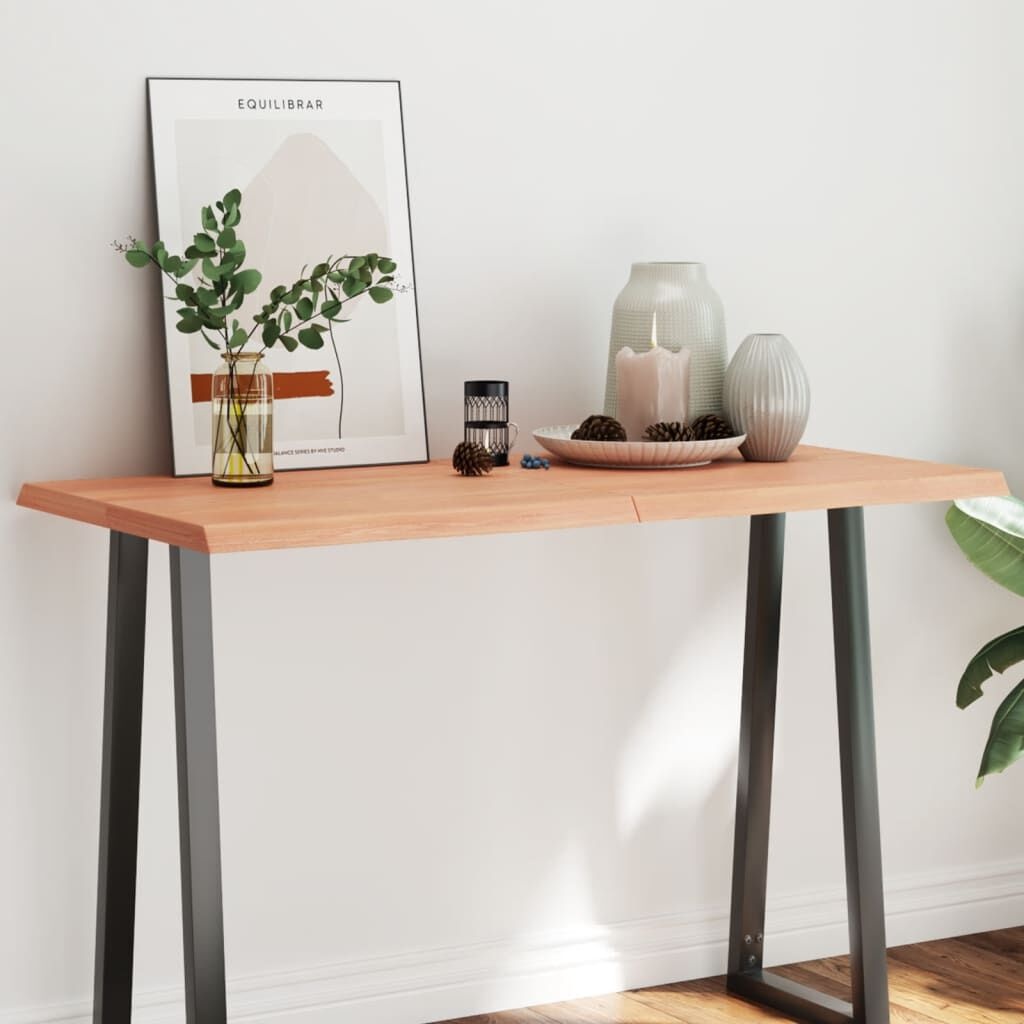 vidaXL Eiken Tafelblad 120x60cm - Natuurlijke Rand - 35% Korting!
