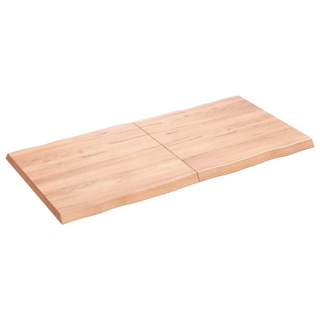 vidaXL Eiken Tafelblad 120x60cm - Natuurlijke Rand - 35% Korting!