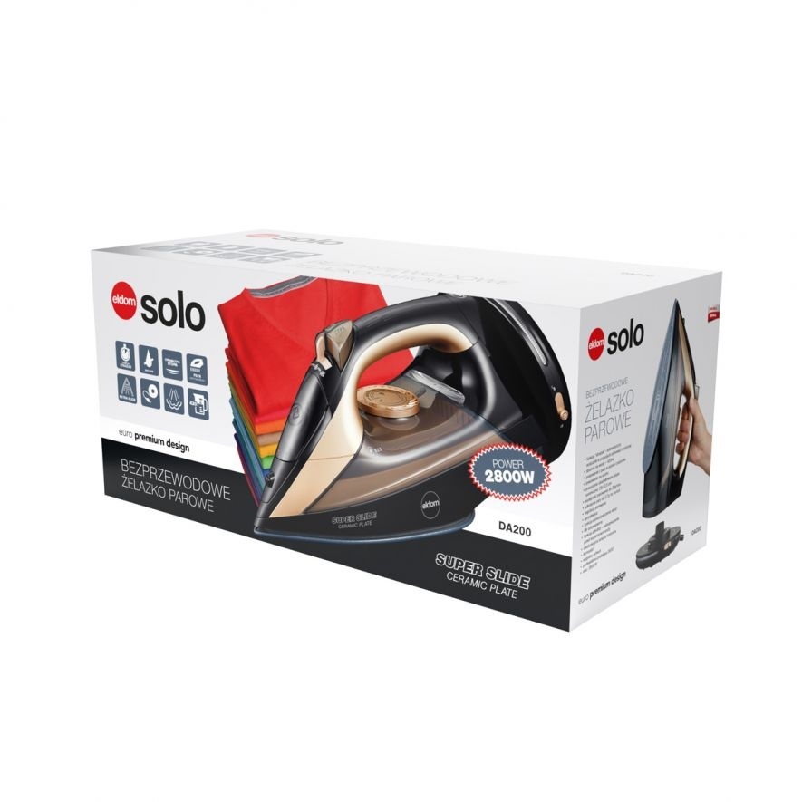 Eldom Draadloos Stoomstrijkijzer - 2800W - 50% Korting!
