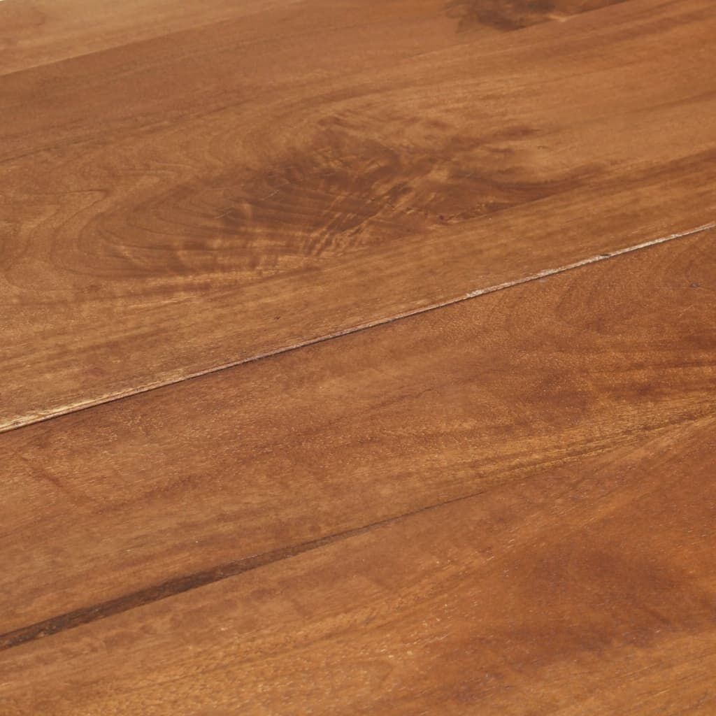 vidaXL Eettafel Mango Hout Ø110cm -55% Krassen