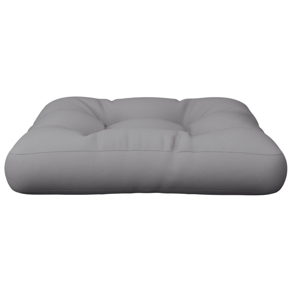 vidaXL Palletkussen 60x60 Grijs - 40% Korting! Nergens Goedkoper!