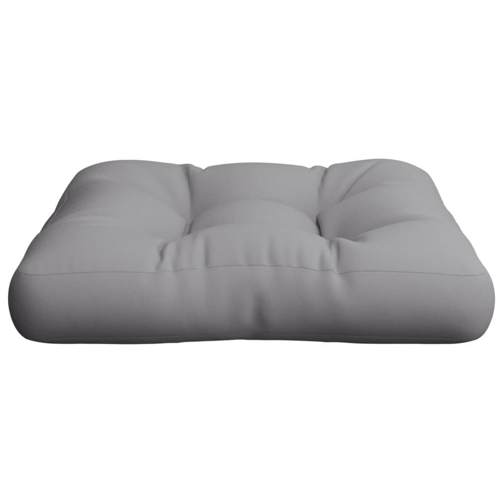 vidaXL Palletkussen 60x60 Grijs - 40% Korting! Nergens Goedkoper!