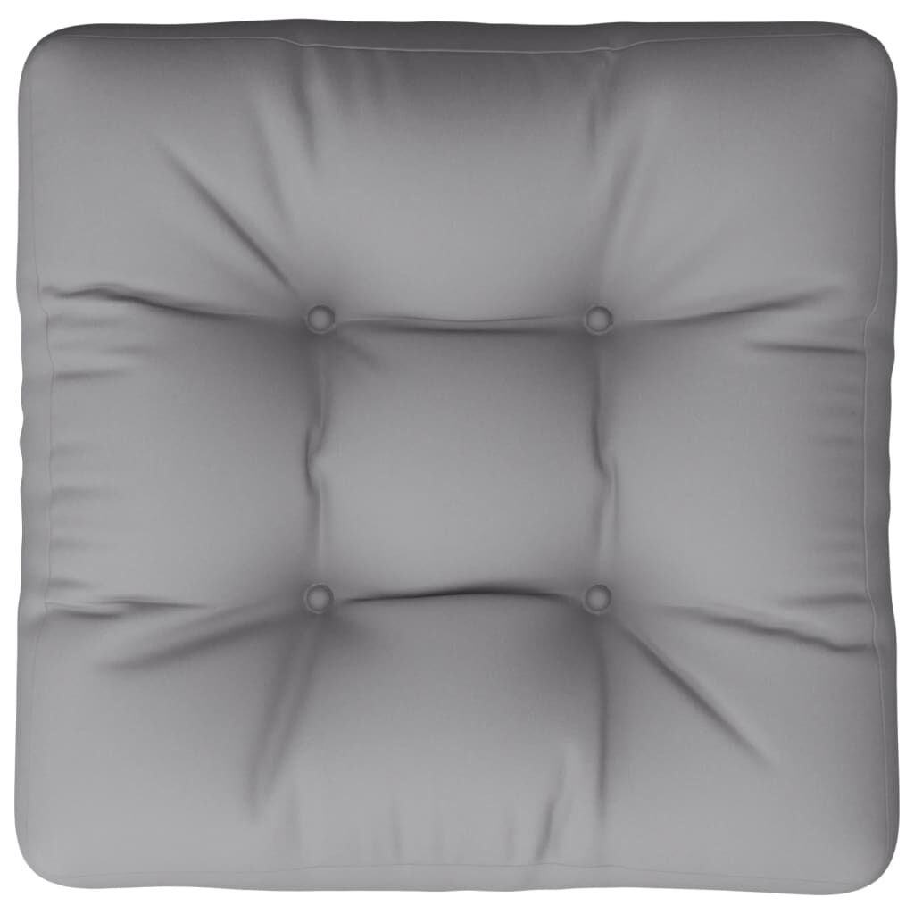 vidaXL Palletkussen 60x60 Grijs - 40% Korting! Nergens Goedkoper!