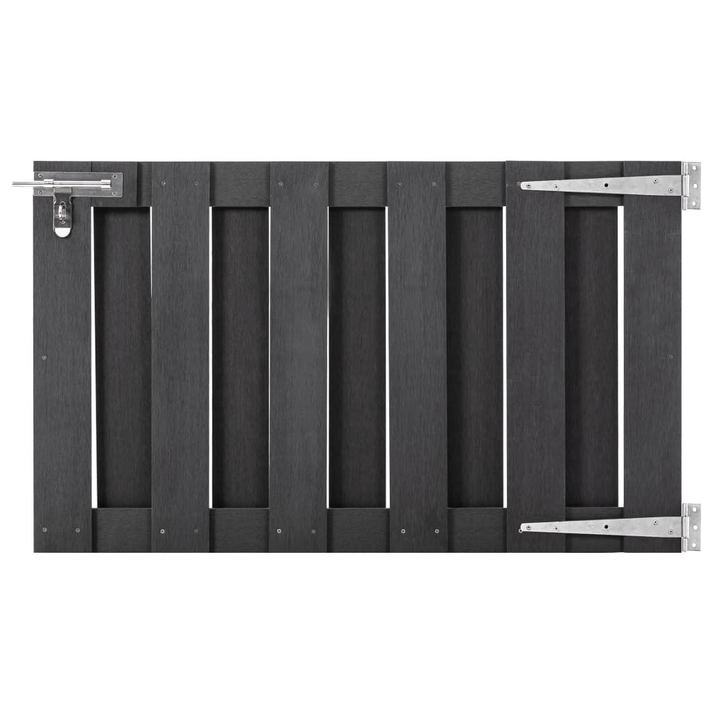 vidaXL HKC Poort Grijs 100x60cm - 60% Korting! (Incompleet)
