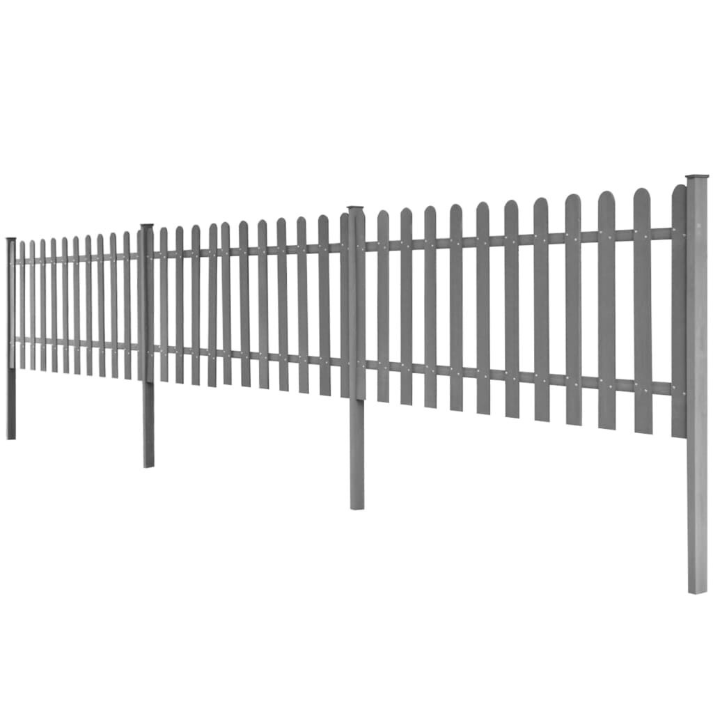 vidaXL Tuinhek met Palen 3x600cm - 40% Korting!