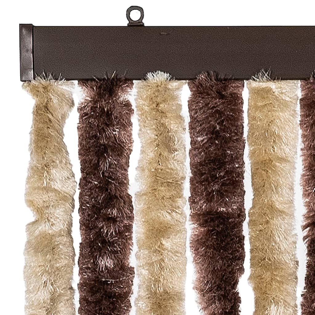 Vliegengordijn Chenille Beige/Lichtbruin 118x220 - 40% Korting!