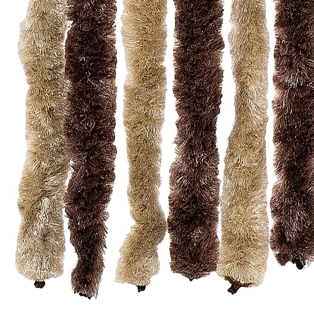 Vliegengordijn Chenille Beige/Lichtbruin 118x220 - 40% Korting!