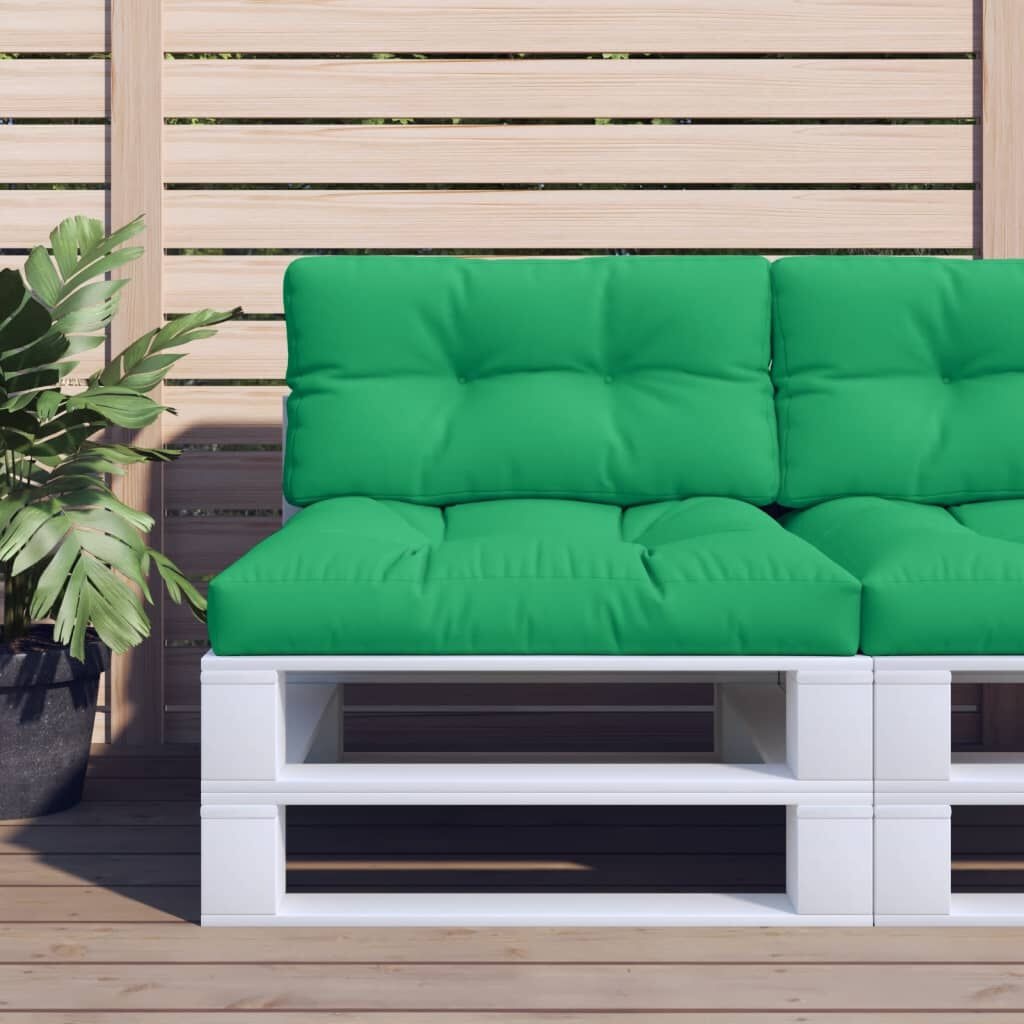 vidaXL Palletkussens Groen (2 st) -40%! Beschadigde Verpakking