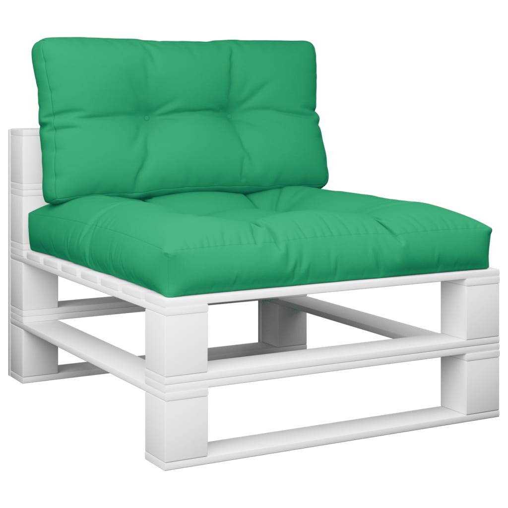 vidaXL Palletkussens Groen (2 st) -40%! Beschadigde Verpakking