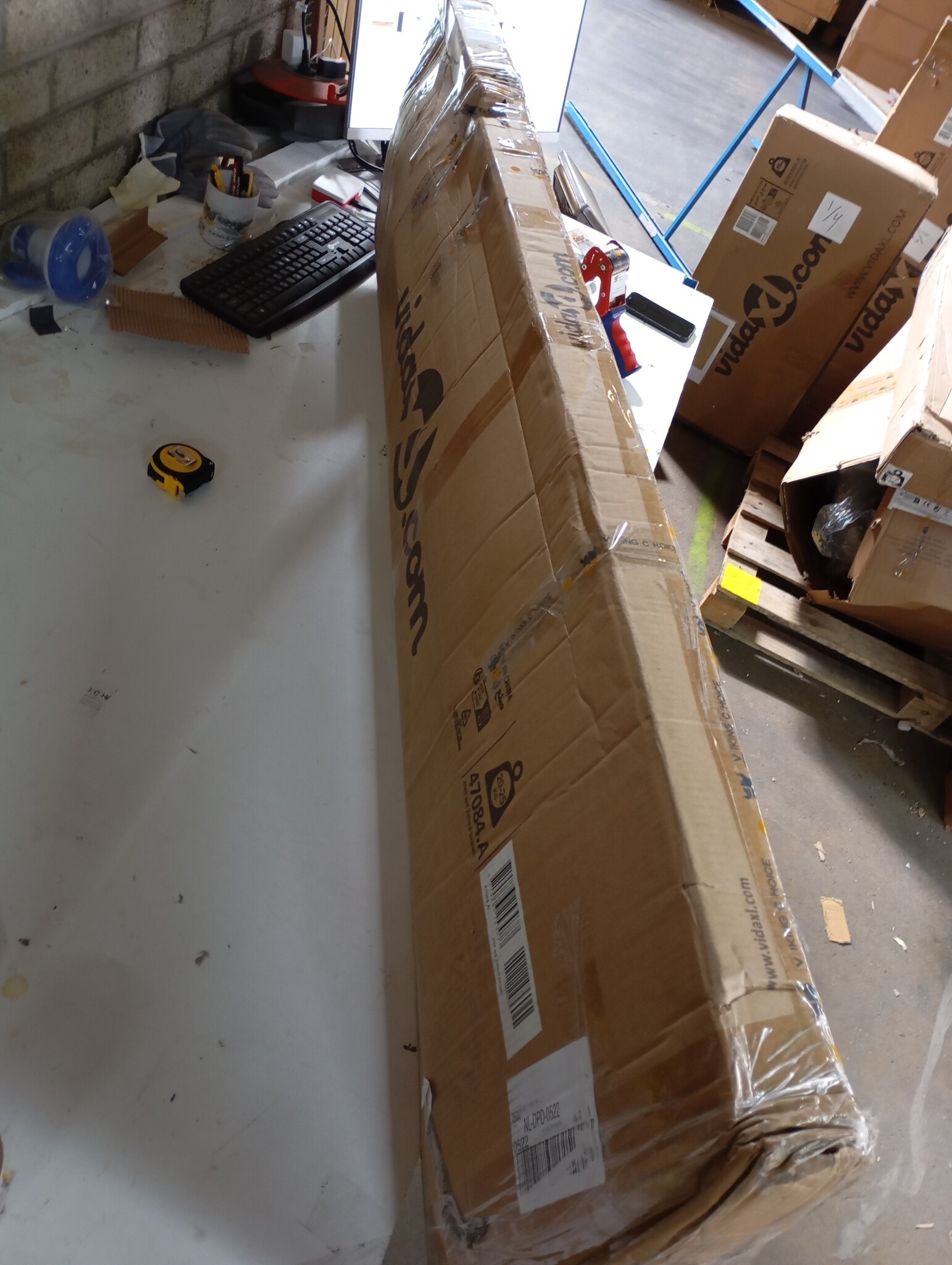 vidaXL Haardhoutschuur Bruin 330cm - 40% Korting!