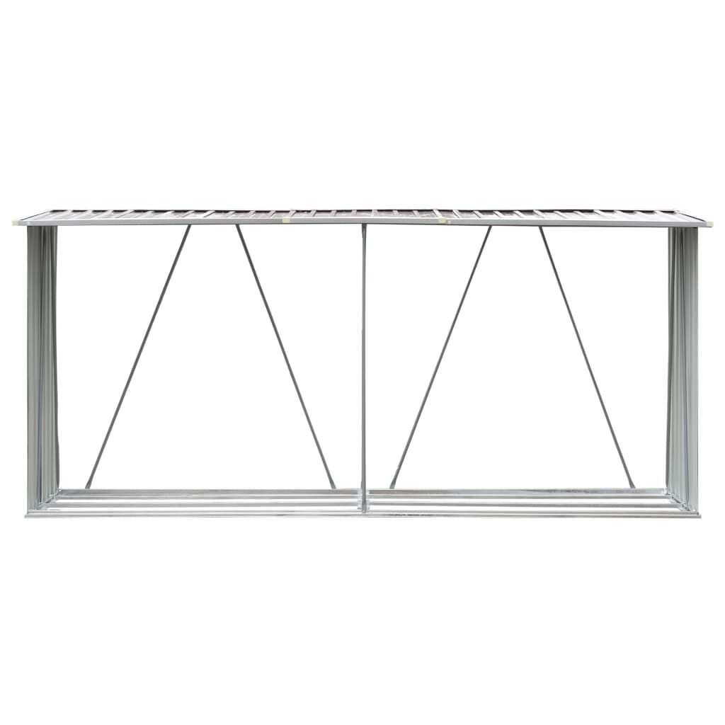 vidaXL Haardhoutschuur Bruin 330cm - 40% Korting!