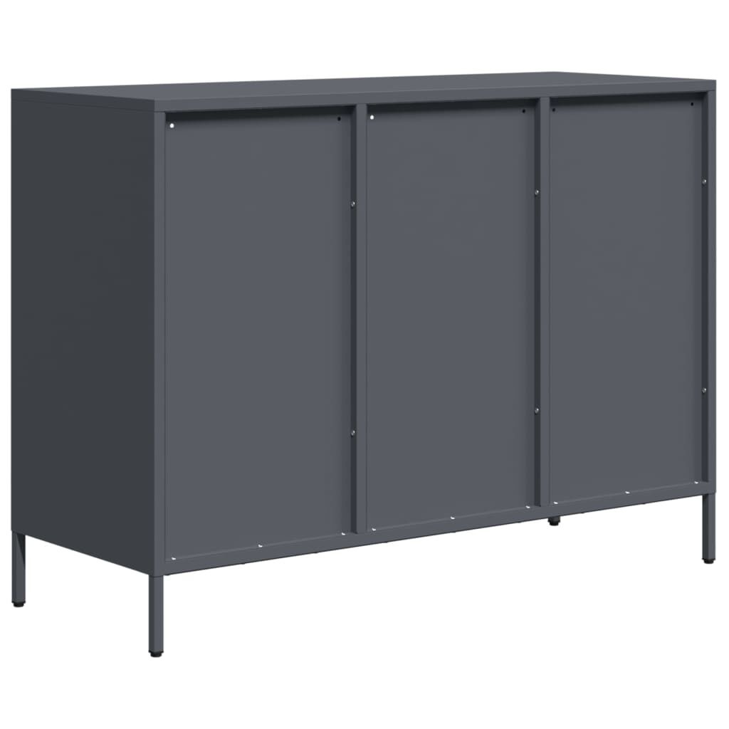 vidaXL Dressoir Antraciet 101cm - 35% Korting! Zo Goed Als Nieuw