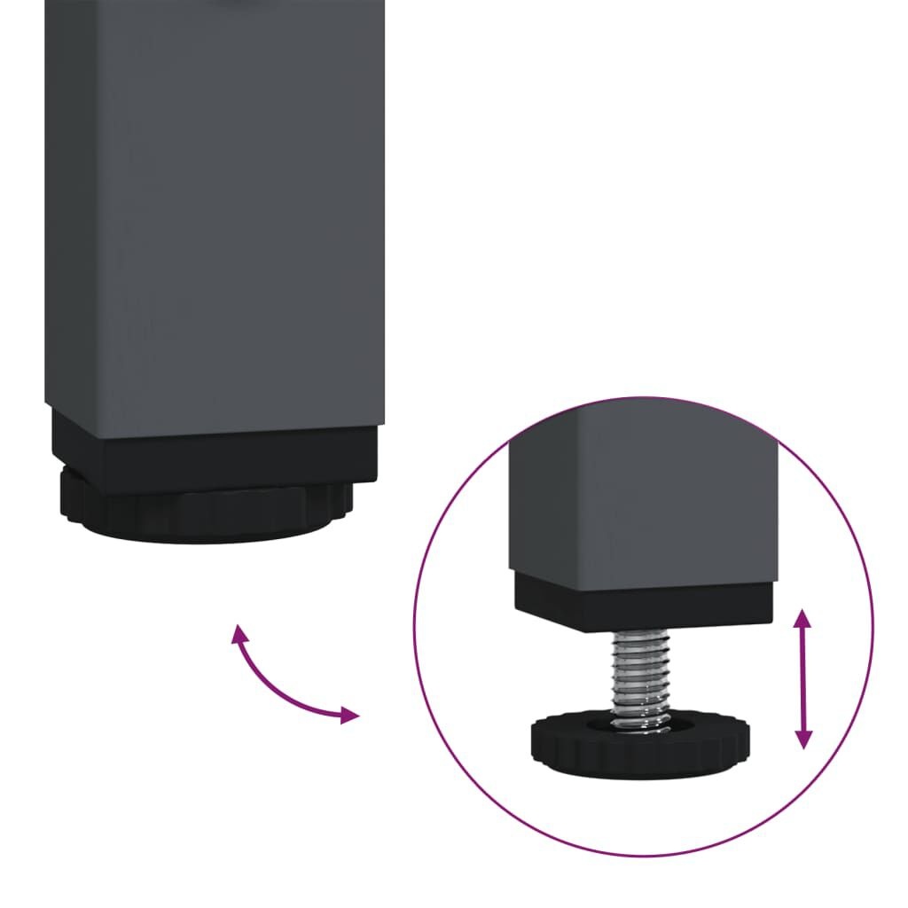 vidaXL Dressoir Antraciet 101cm - 35% Korting! Zo Goed Als Nieuw