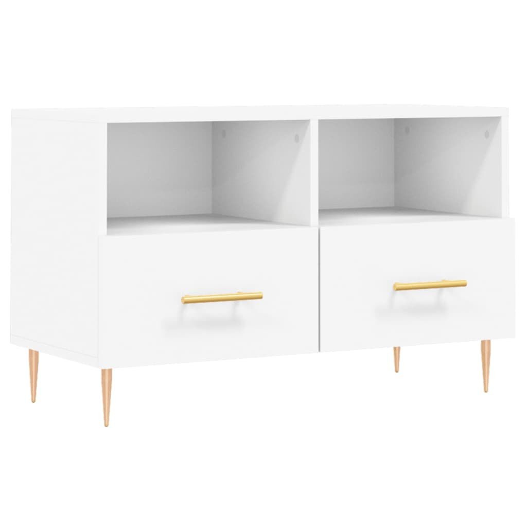 vidaXL Tv-meubel Wit 80cm - Zo Goed Als Nieuw - 35% Korting!
