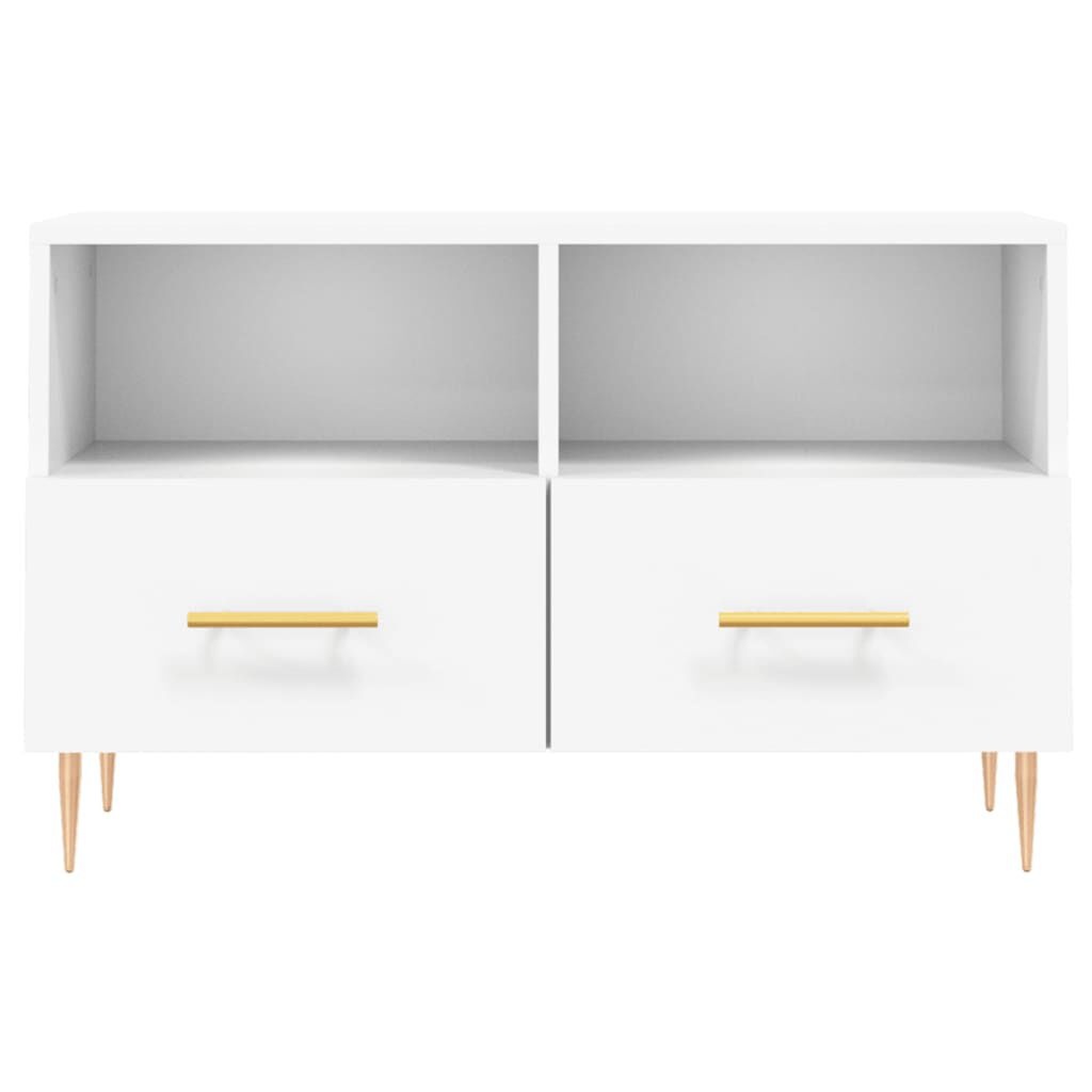 vidaXL Tv-meubel Wit 80cm - Zo Goed Als Nieuw - 35% Korting!