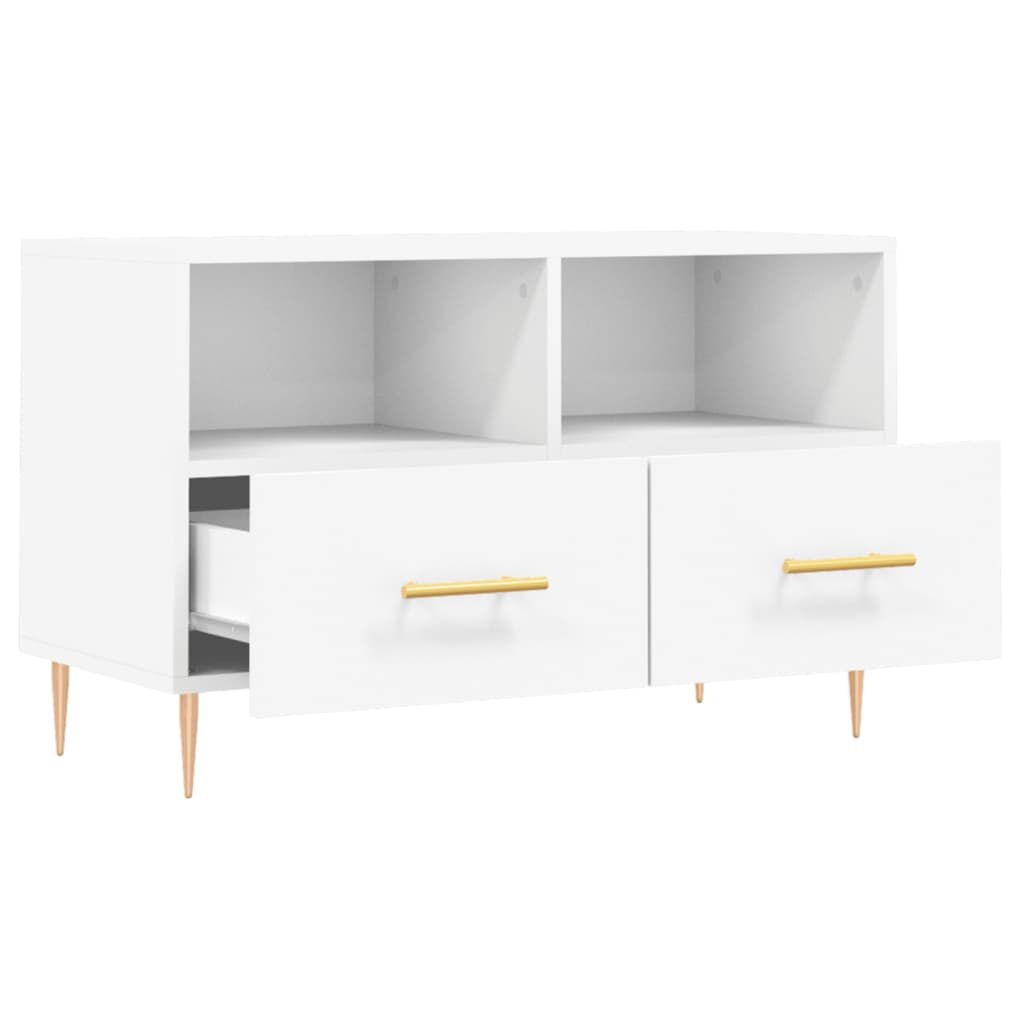 vidaXL Tv-meubel Wit 80cm - Zo Goed Als Nieuw - 35% Korting!