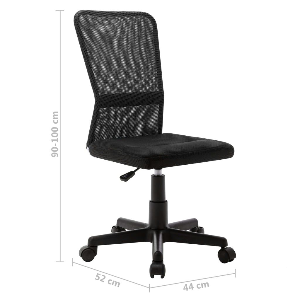 vidaXL Bureaustoel Zwart Mesh - 35% Korting! - Retourdeal