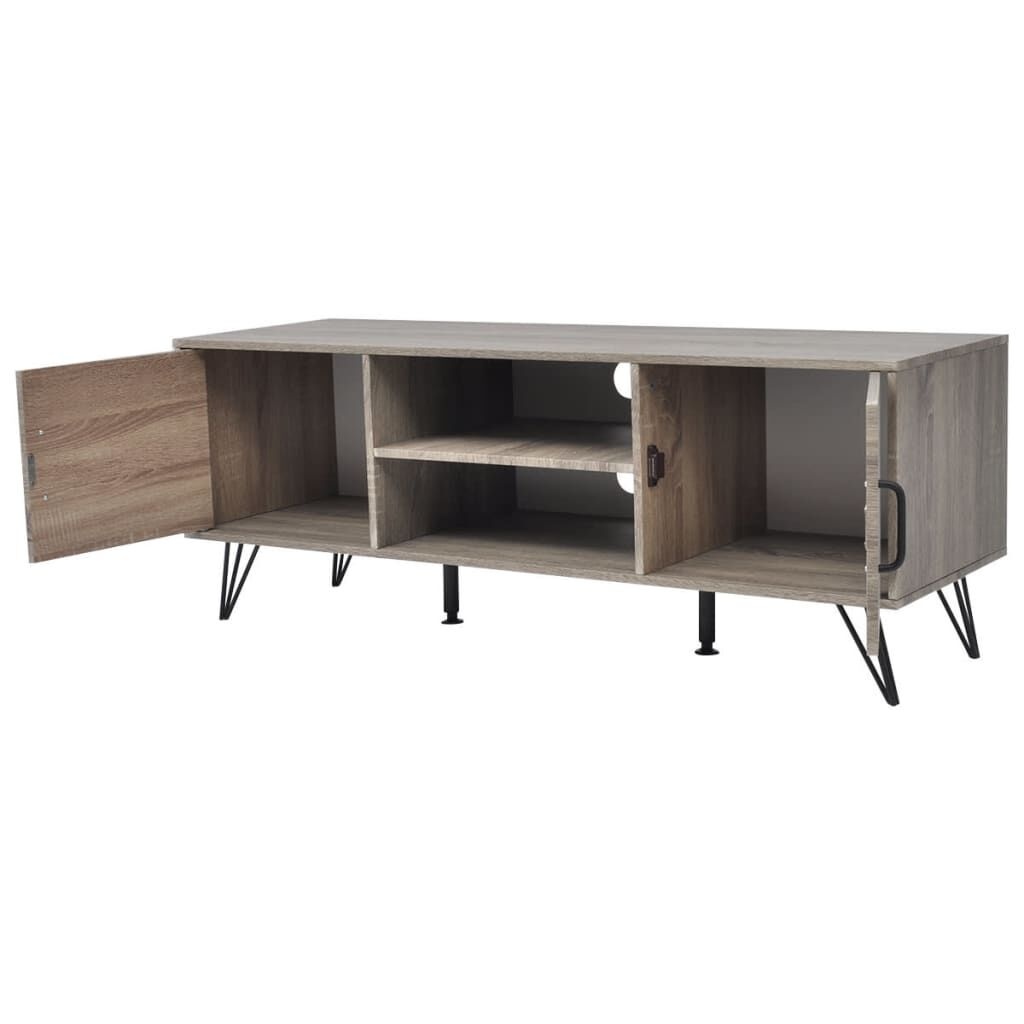 vidaXL Tv-Meubel Grijs 120cm - 40% Korting! (Nieuw)