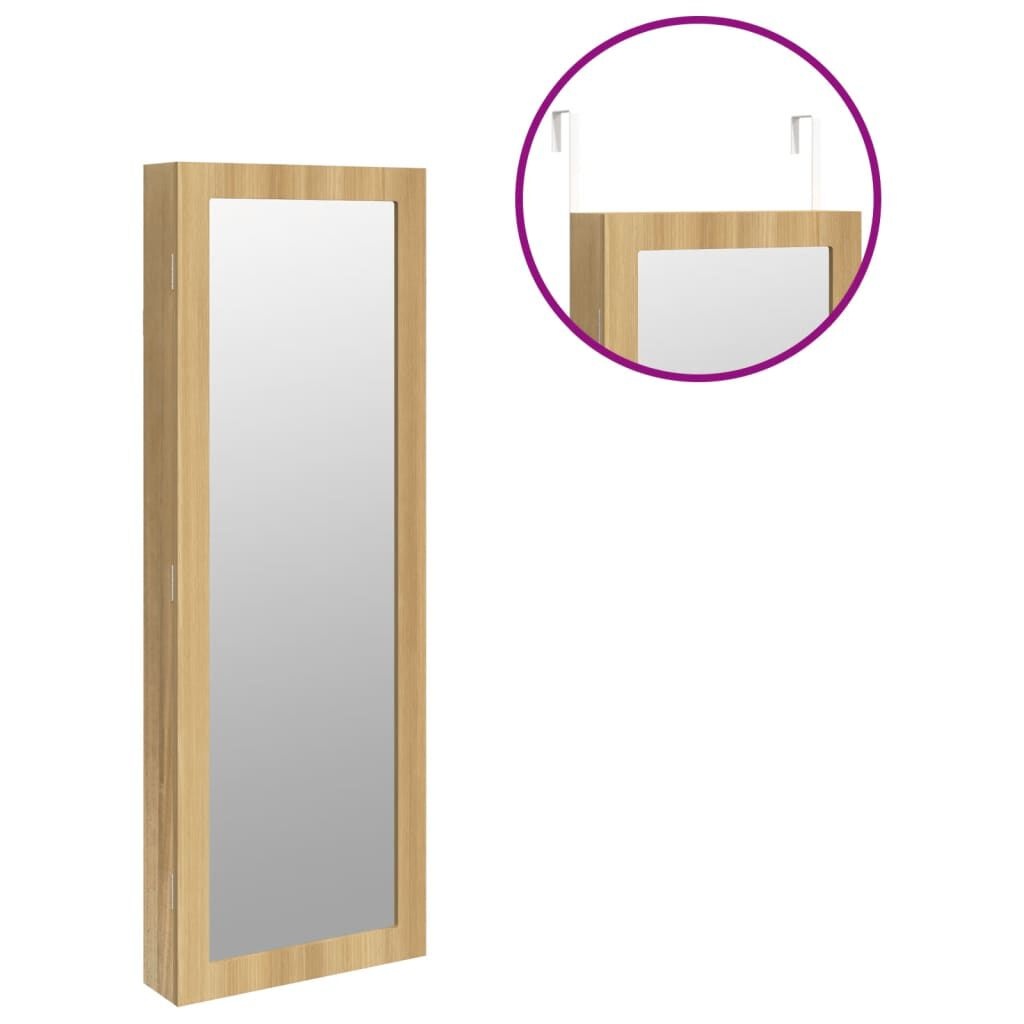 VidaXL Sieradenkast met Spiegel - Wandmontage - 35% Korting!