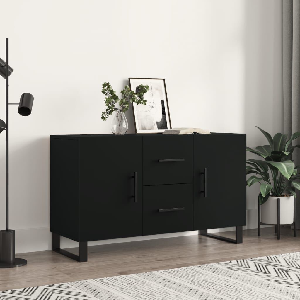 VidaXL Dressoir Zwart 100cm - Zo Goed Als Nieuw! 35% Korting