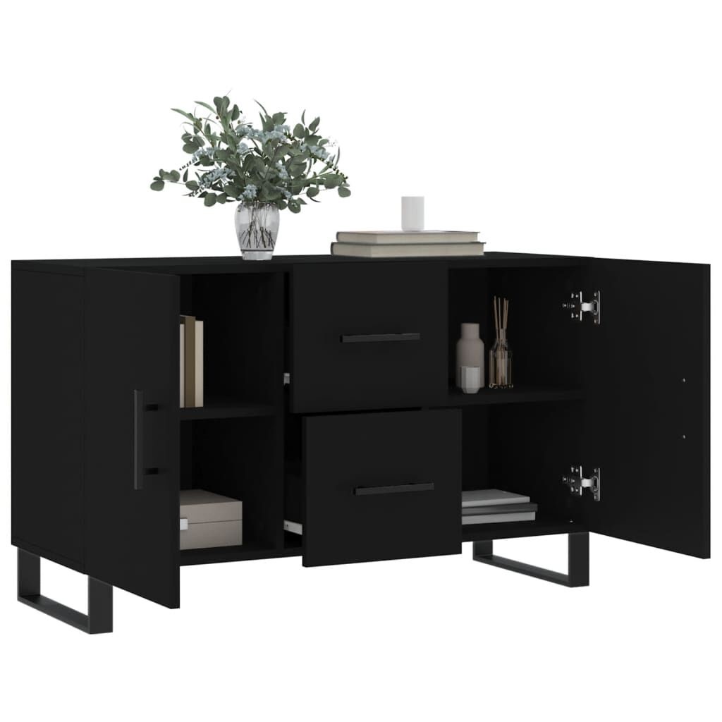 VidaXL Dressoir Zwart 100cm - Zo Goed Als Nieuw! 35% Korting