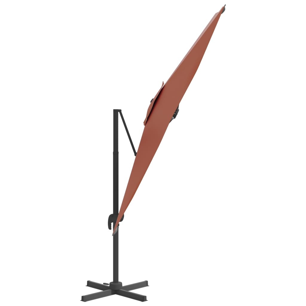 Zweefparasol LED Terracotta 400x300cm - 35% Korting!