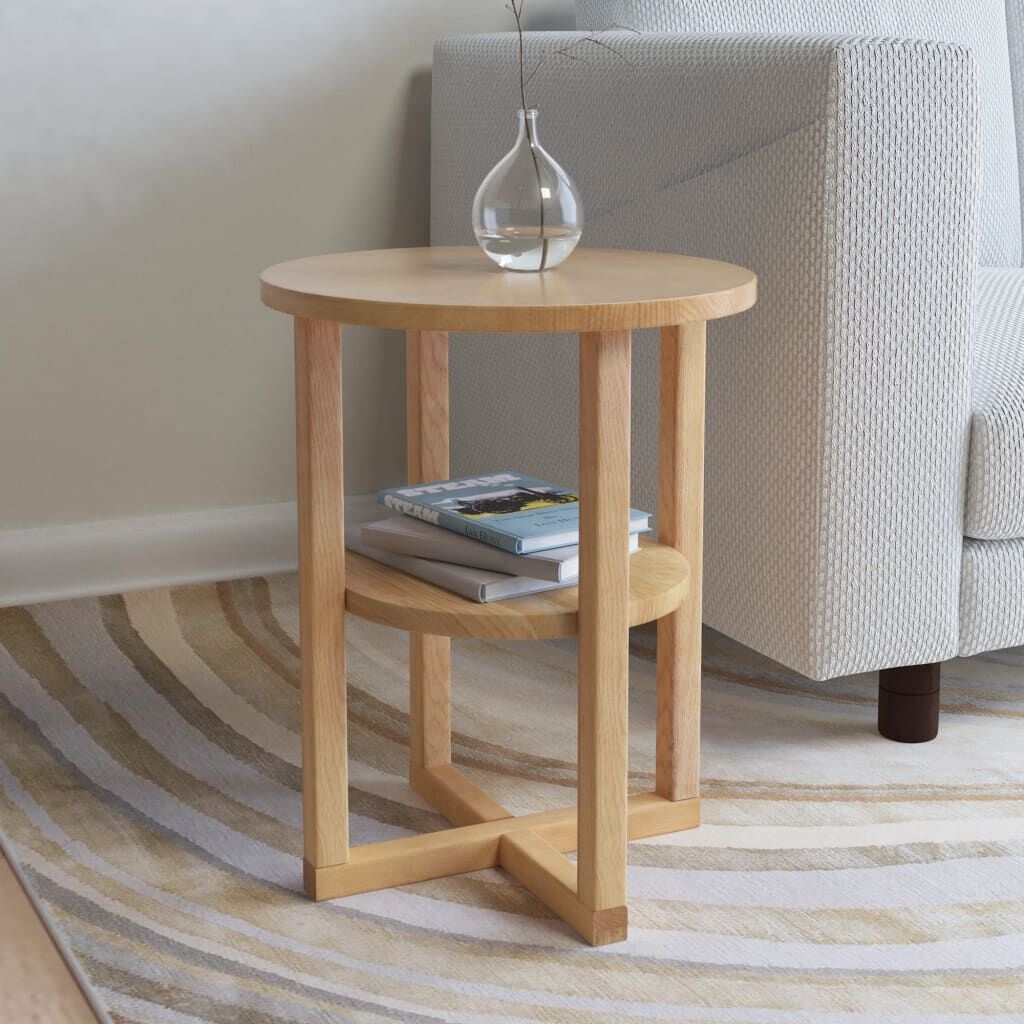 VidaXL Eiken Bijzettafel 40x50cm - 35% Korting!