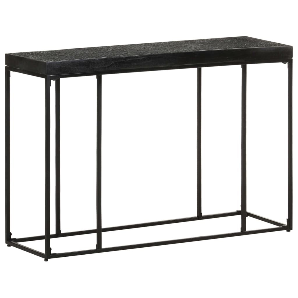 vidaXL Wandtafel Acacia/Mangohout Zwart - 35% Korting!