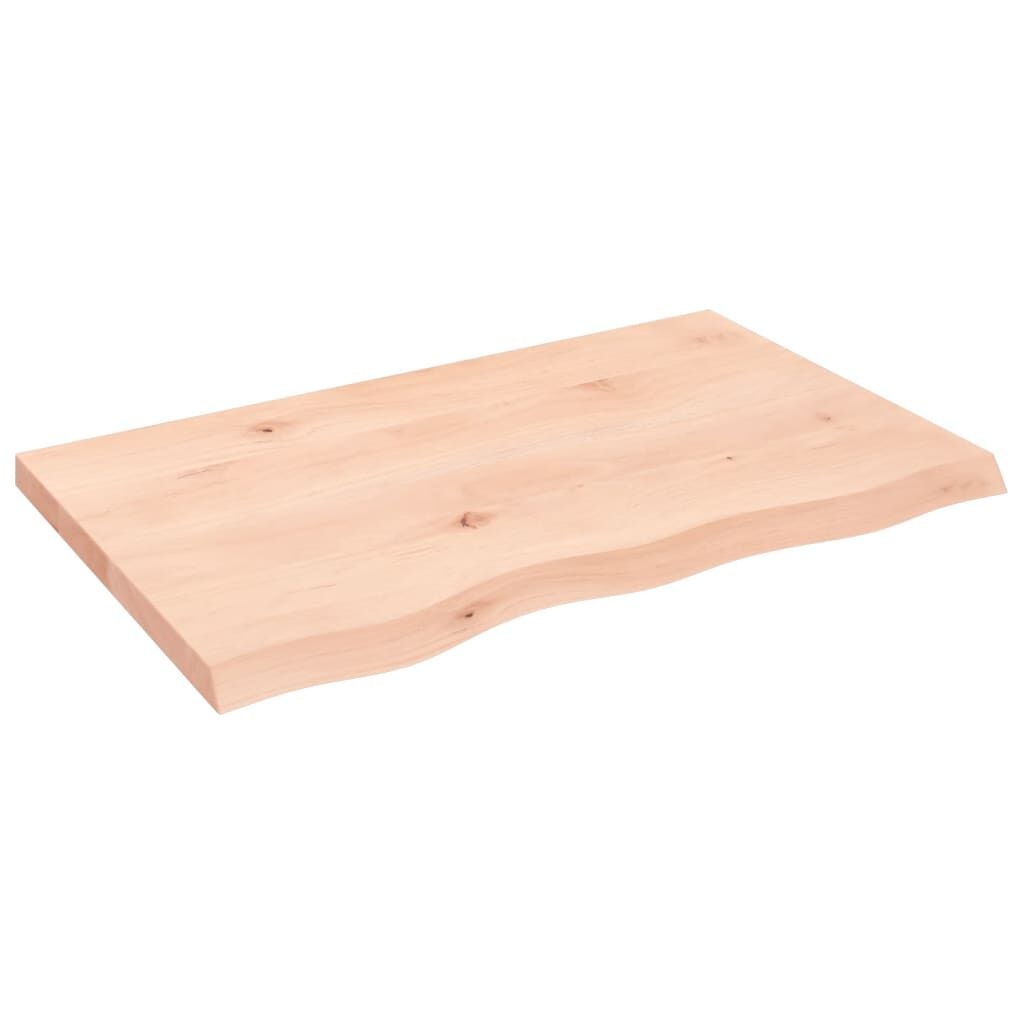 Wastafelblad Eiken 80x50cm - 35% Korting! Massief Hout