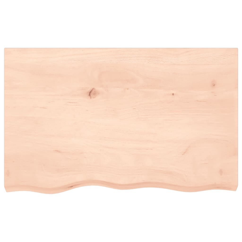 Wastafelblad Eiken 80x50cm - 35% Korting! Massief Hout
