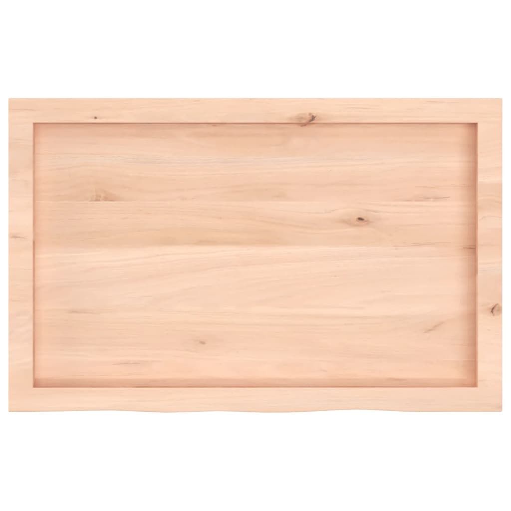 Wastafelblad Eiken 80x50cm - 35% Korting! Massief Hout