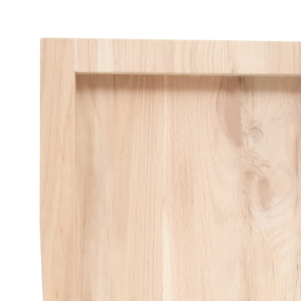 Wastafelblad Eiken 80x50cm - 35% Korting! Massief Hout