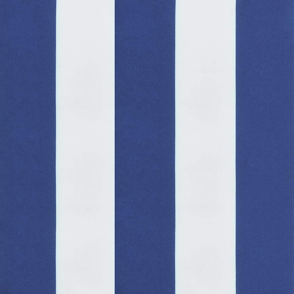 vidaXL Stoelkussens (6x) Hoge Rug Blauw/Wit -50%!