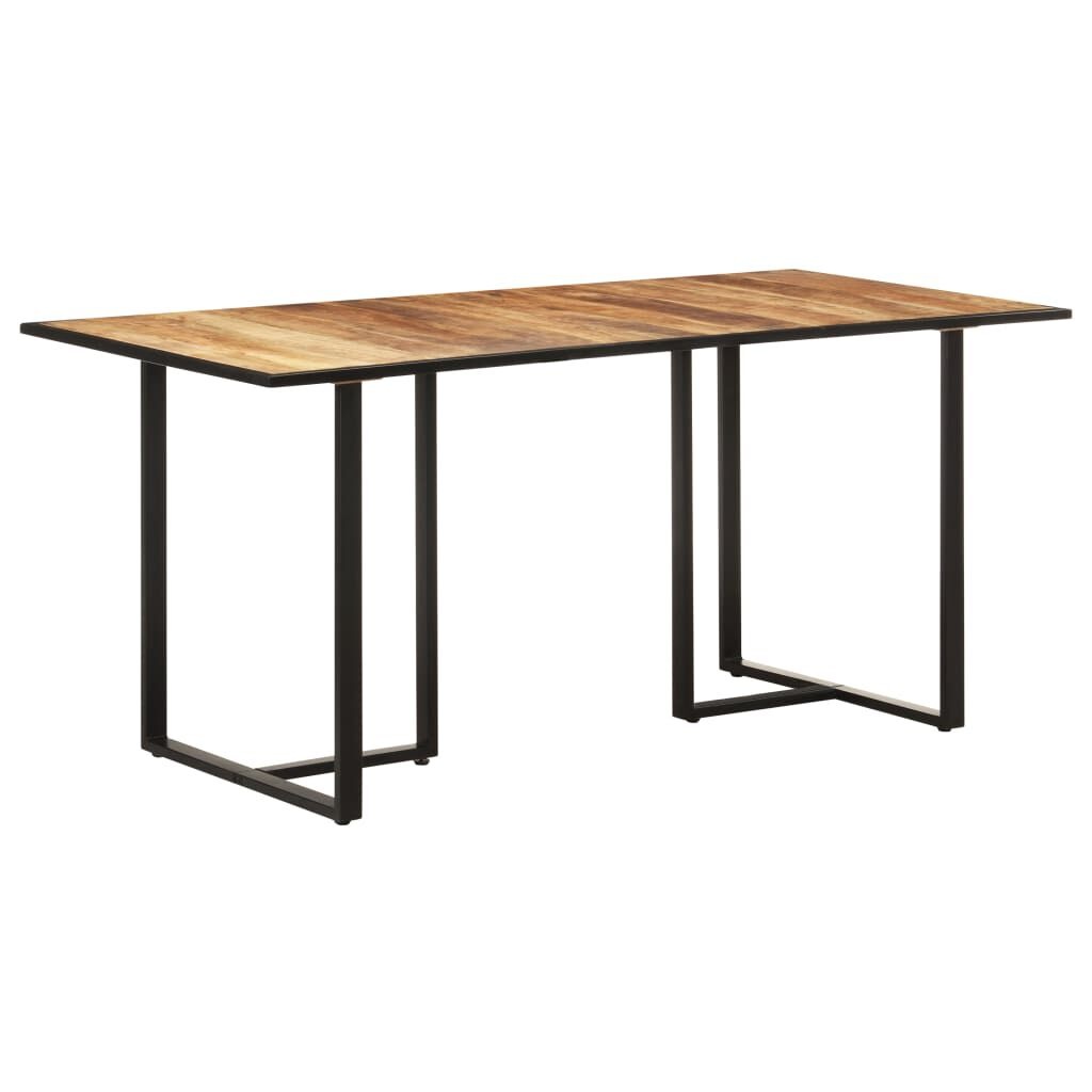 VidaXL Eettafel Mangohout 160cm - 35% Korting! Nieuwstaat