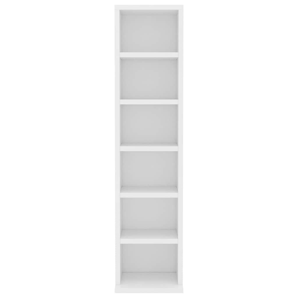 vidaXL Cd-kast Wit - 21x20x88cm - 35% Korting! Nieuw!
