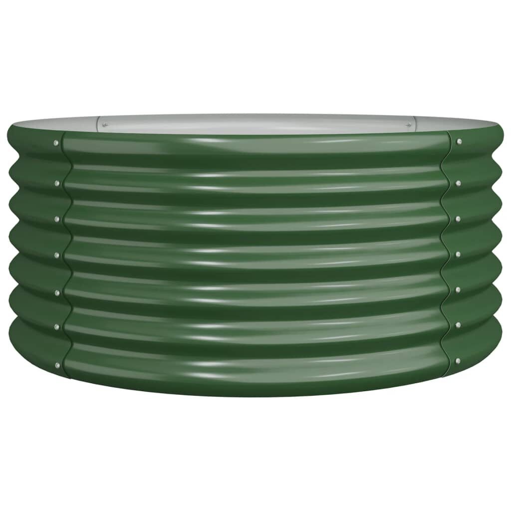 vidaXL Plantenbak Groen 80x80x36cm - 40% Korting! (Verpakking Beschadigd)